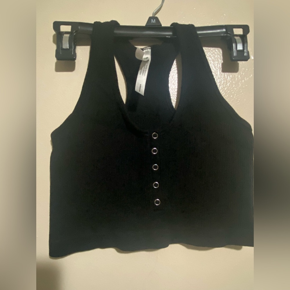 Stylish Black Sleeveless Kids Top